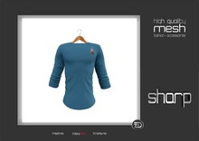 sharp by [ZD] - MESH - "Cray" Sweater