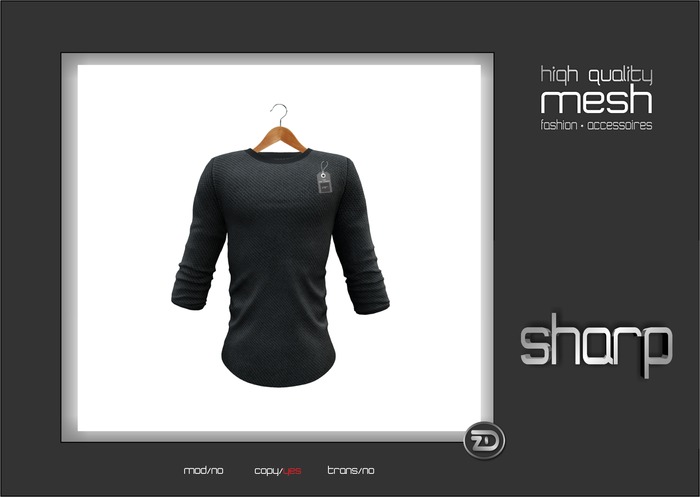 sharp by [ZD] - MESH - "Cray" Sweater