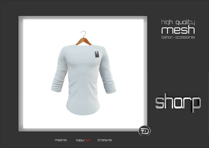 sharp by [ZD] - MESH - "Cray" Sweater