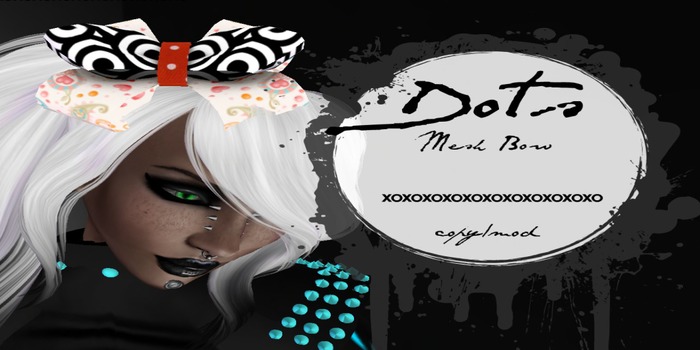 {REVERIE} Mesh Bows by Sy - Dots