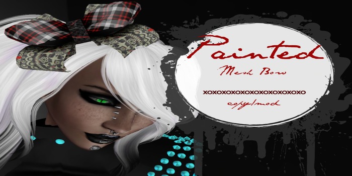 {REVERIE} Mesh Bows by Sy - Painted