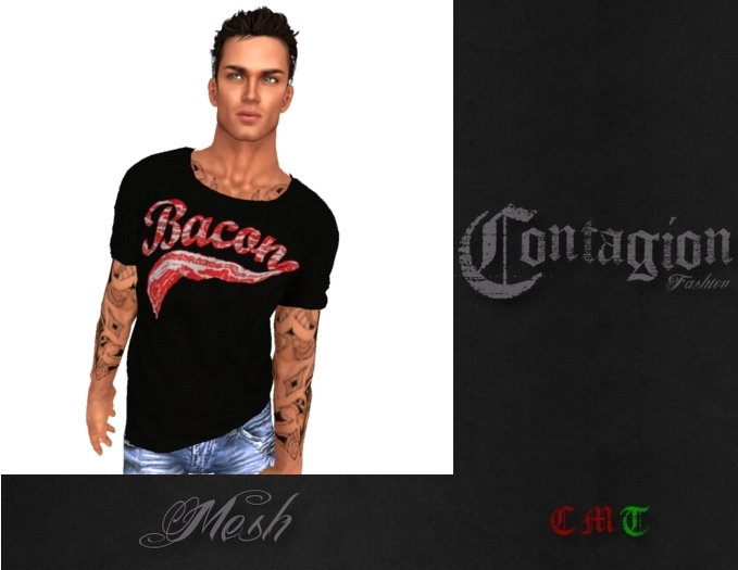!*C*! Bacon Men's Slouched Tee