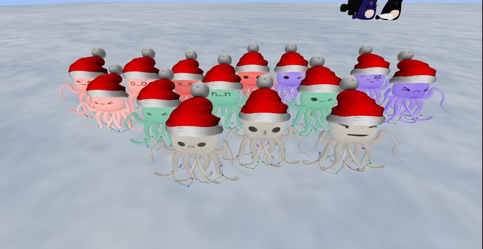 Octopal Emote grey Reindeer