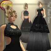2020 Party Black Gown