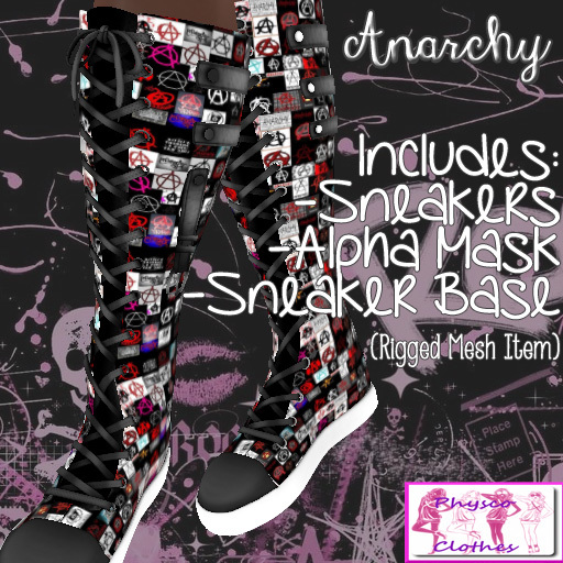 physco clothes anarchy  sneakers