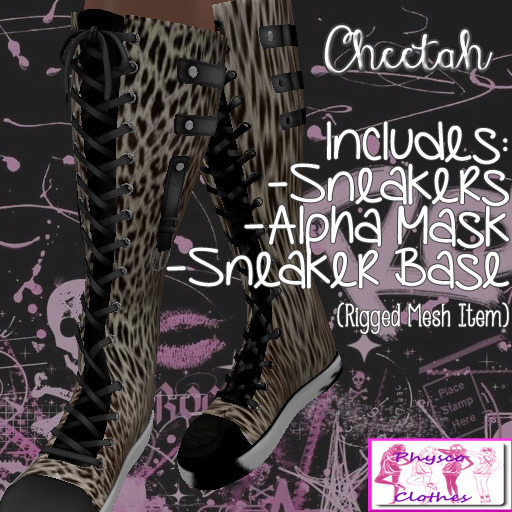 physco clothes Cheetah  sneakers