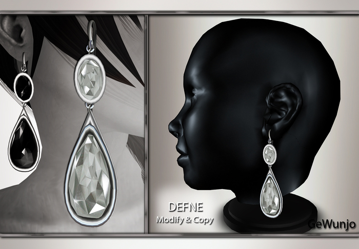 GeWunjo : DEFNE crystal earrings