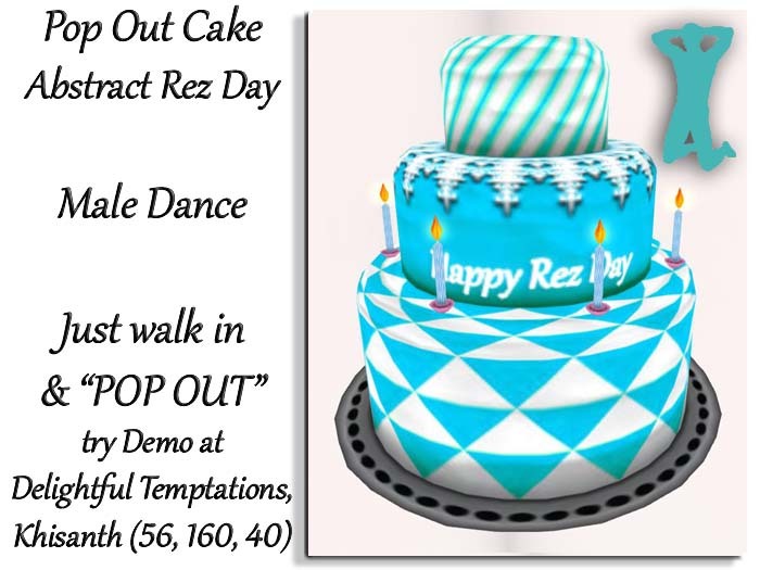 Pop Out Cake Rez Day-Abstract