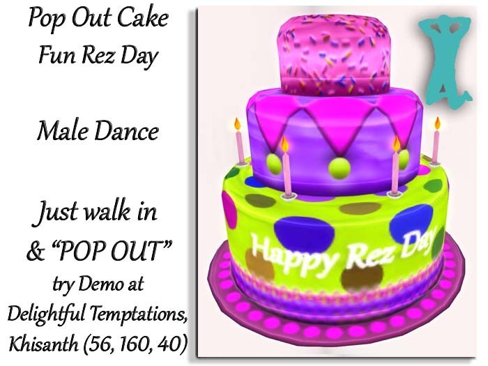 Pop Out Cake Rez Day-Fun
