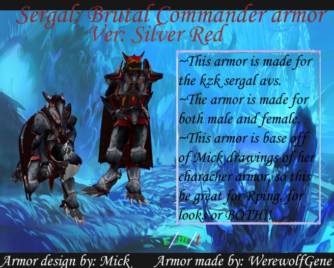 Sergal: Brutal Commander Red