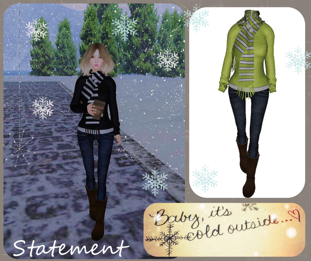 Winter Delight Outfit (Lime)