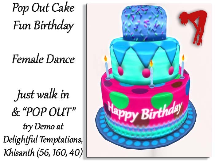 Pop Out Cake Birthday Fun