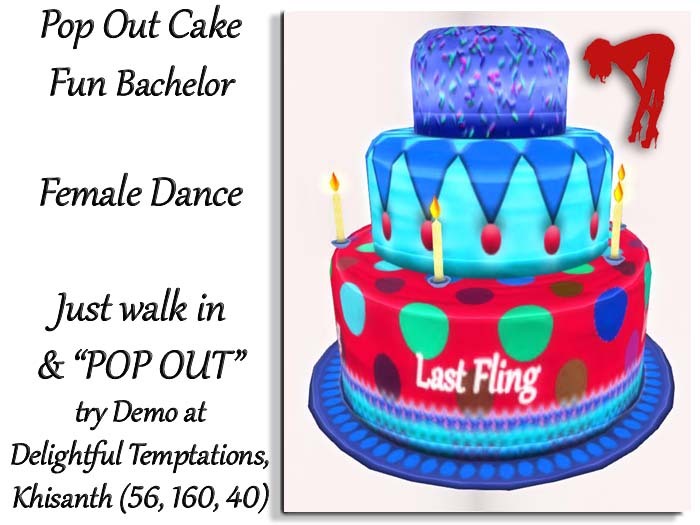 Pop Out Cake Bachelor-Fun