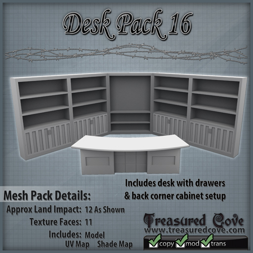 -TC- Desk Pack 16 Mesh