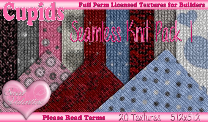 *Cupids Textures * 20 KNIT PACK 1 SEAMLESS