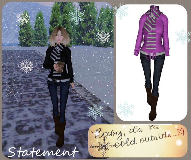 Winter Delight Outfit (Purple)