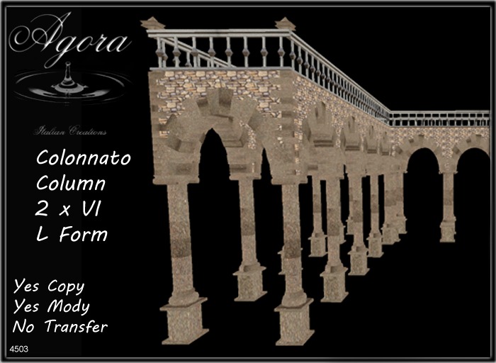 Agora Colonnato Column L-Form  (S93,P)