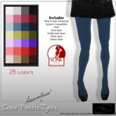 [Stellar] Fishnet & Bow Stockings - 4 color pack - Slink HUD