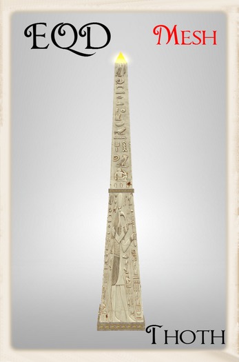 E.Q.D. THOTH OBELISK  - MESH