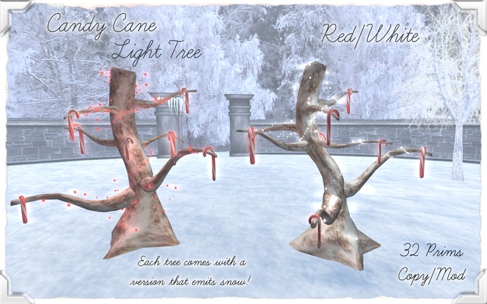 {Peachy} Candy Cane Light Tree *red/white* - Discounted