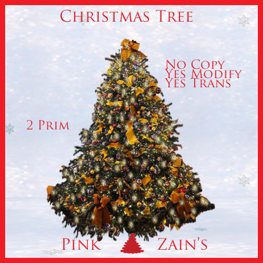 Christmas Tree - Twinkling/Gold Bows