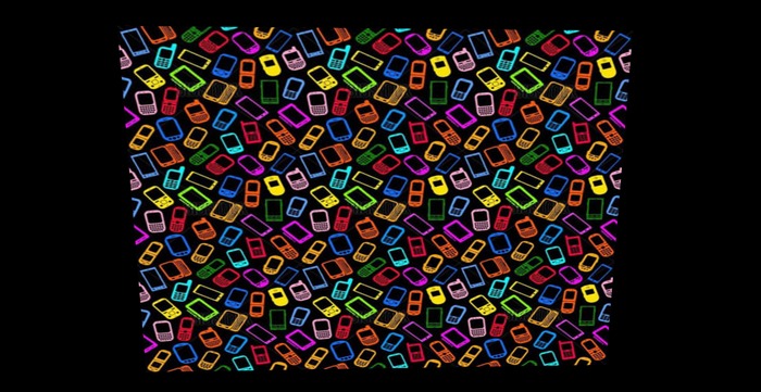 Mobile colour phone texture full perms seamless