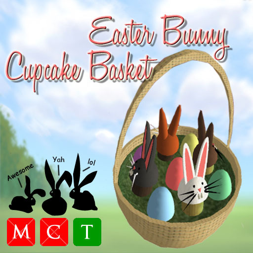 Easter Bunny Cupcake Basket
