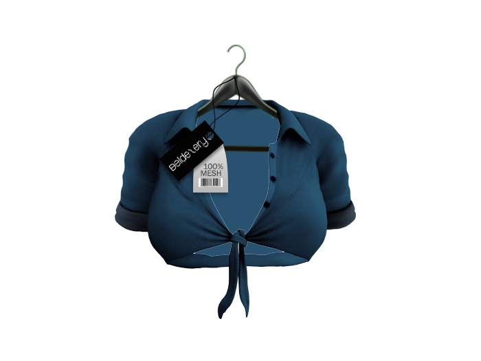 [BB] Beldezery - Tied Shirt Blue
