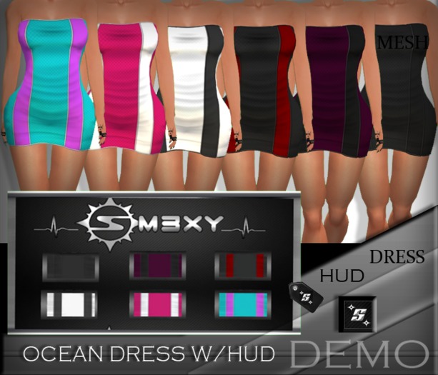 [Sx]Ocean Dress W/HUD [DEMO]