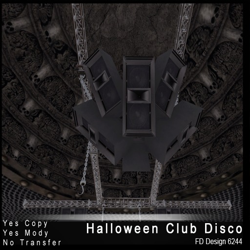 6244 FD Design Halloween Club Disco REZZER I