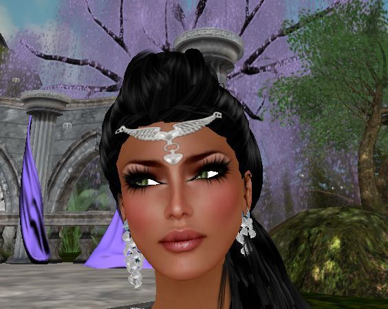 ~SE~Circlet-SilverHeartwings(just wear)