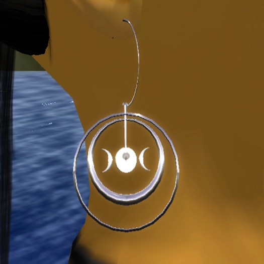 goddess loopy ear-ring-B