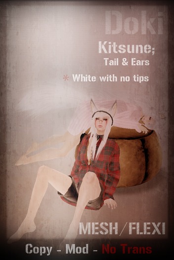 [D]oki - Kitsune; White