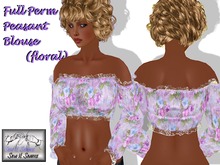 Sew it Seams Peasant Blouse (floral) DEMO