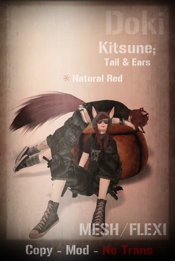 [D]oki - Kitsune Natural; Red