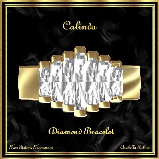 TST - CALINDA DIAMOND BRACELET YG.