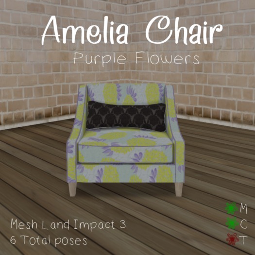 ~Doolally~ Amelia Chair Orange Plaid