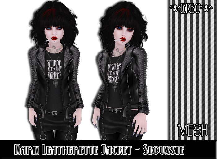 ^v^DRBC^v^ Rockabilly Rebel Leather Jacket