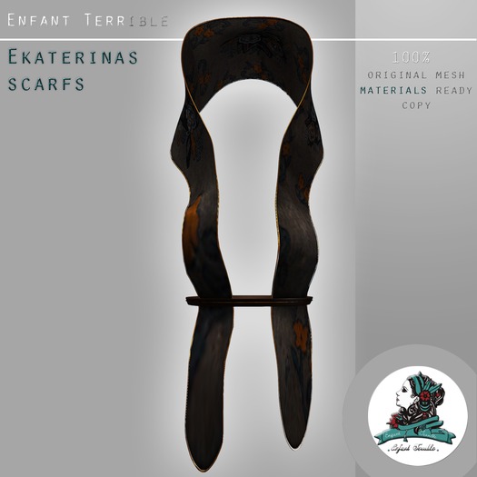 .Enfant Terrible. Ekaterinas scarfs beige 