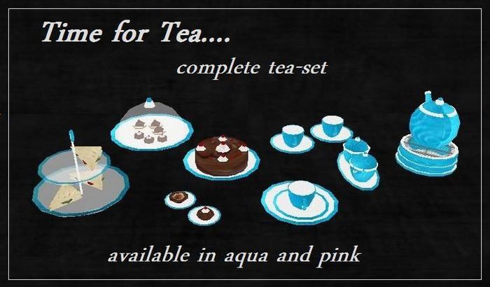HIGH TEA SET  VB AQUA
