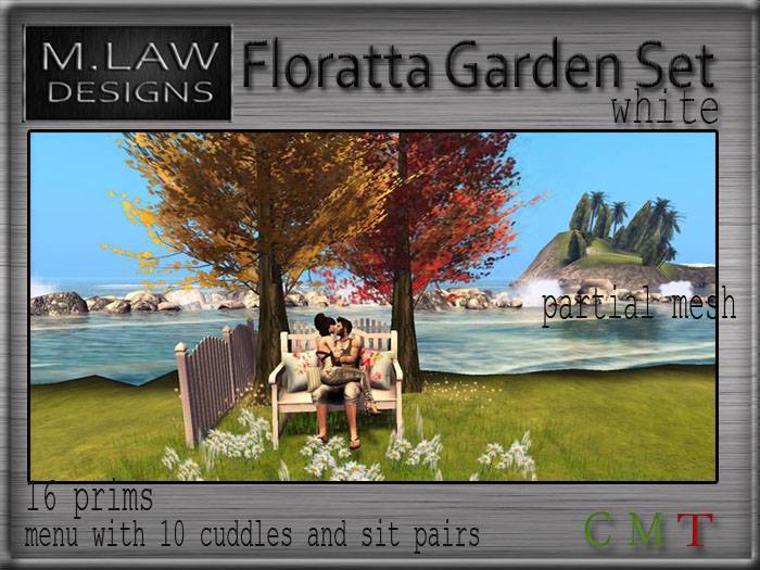 Floratta White Garden Set Box