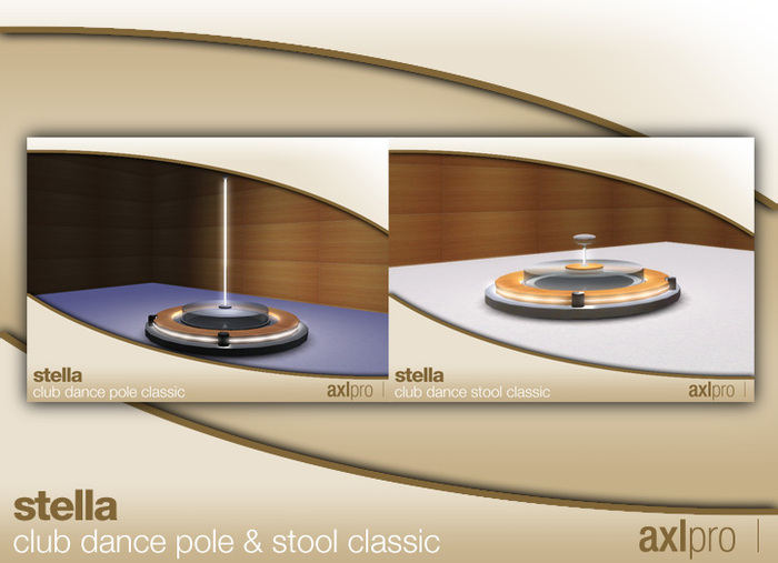 AXL pro box - Stella Club Dance Pole & Stool Classic