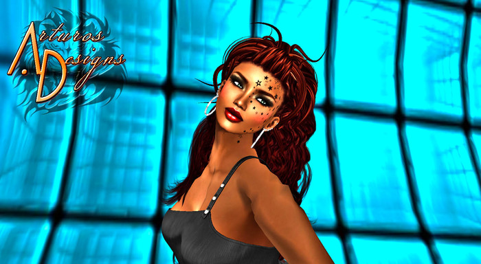 H - Starface face tattoo