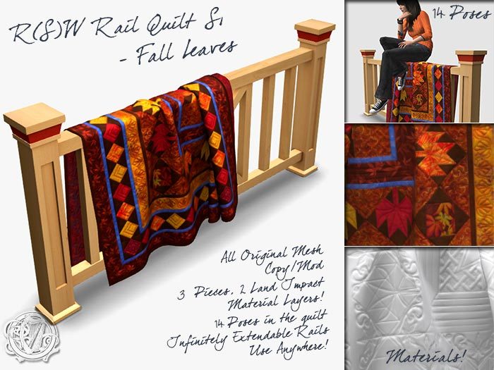 R(S)W  Rail Quilt S1 - Fall Leaves