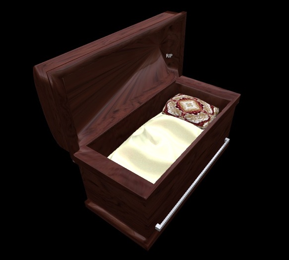 Tiny Wood Coffin