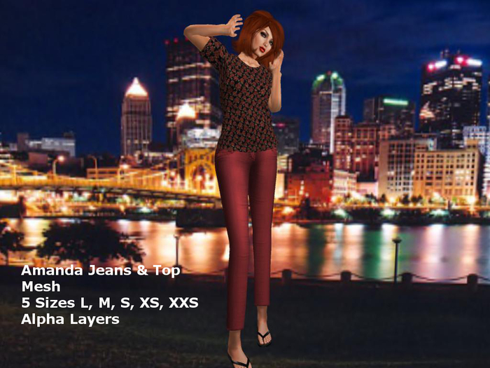 Amanda Jeans & Shirt