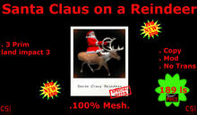 Santa Claus on a Reindeer (box)