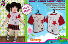 [SKTD] Toddleedoo Starry Short Sleeve Mesh Shirt- 4th of July