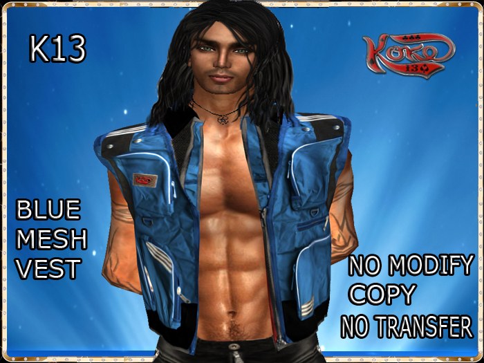 K13 - BLUE MESH VEST