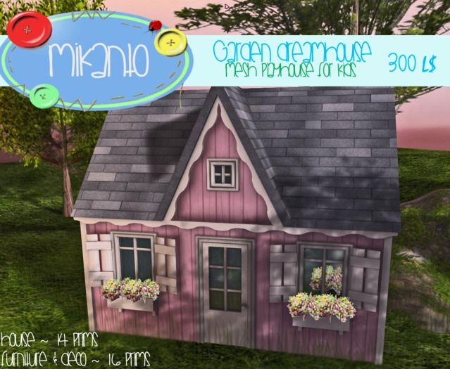 Mikanto's ~ Garden Dreamhouse (Pink)